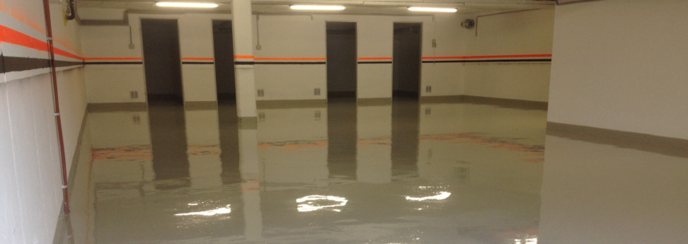 Műgyanta padló garázsokba és mélygarázsokba