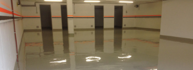 Műgyanta padló garázsokba és mélygarázsokba