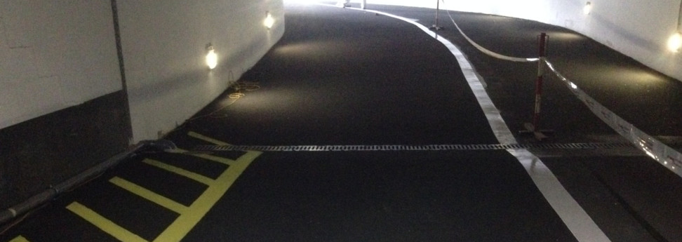 Műgyanta padló rámpákhoz és felhajtókhoz