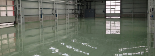 Műgyanta padló üzemcsarnokokba