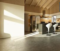 Műgyanta padló ipari és otthoni használatra.